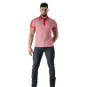 Polo à Rayures Rouge - Men's Polo Shirt Casual Fashion | TOF Paris