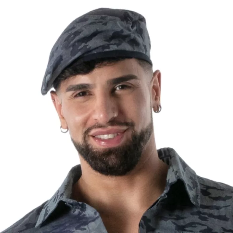 Beret Camo - Men's Streetwear Accessories | TOF Paris
