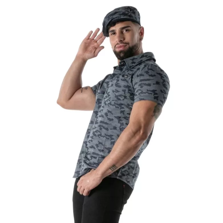Camo Beret - Men's Fashion Accessories | TOF Paris