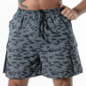 Short Long Cargo Camo - Men's Streetwear Shorts | TOF Paris