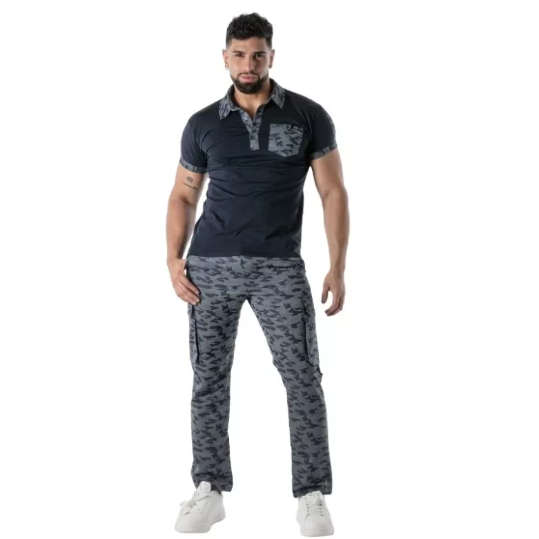 Camo Cargo Pants - Men's Streetwear & Casual Pants | TOF Paris
