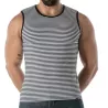 Black Striped Tank Top
