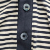 Polo à Rayures Bleu Marine - Men's Casual Polo Shirt | TOF Paris