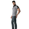 Polo à rayures Noir - Polo homme élégant en coton stretch | TOF Paris
