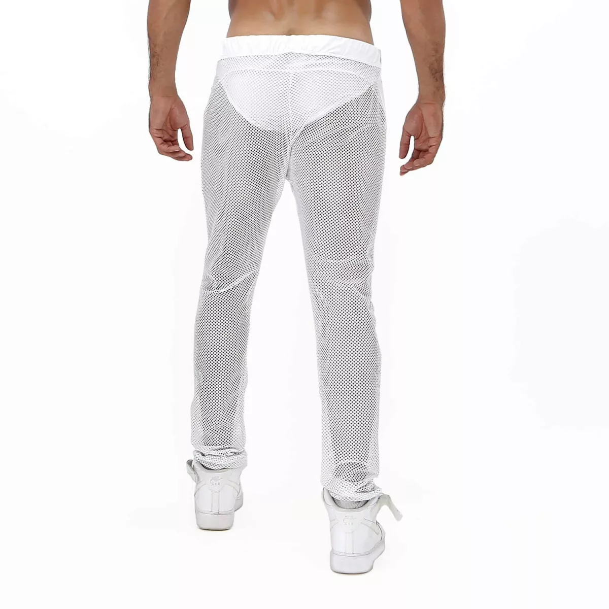 Mesh Pants White