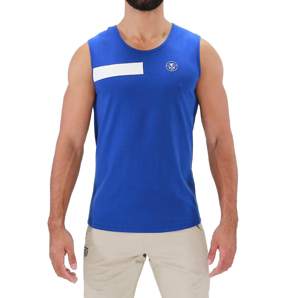 You Tank top Royal blue | TOF-Paris.com