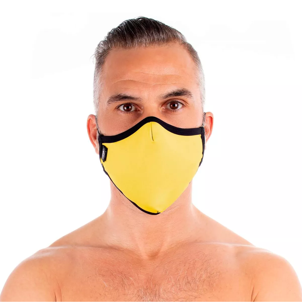 Download Fashion Washable Seamless Mask Yellow Tof Paris Com PSD Mockup Templates
