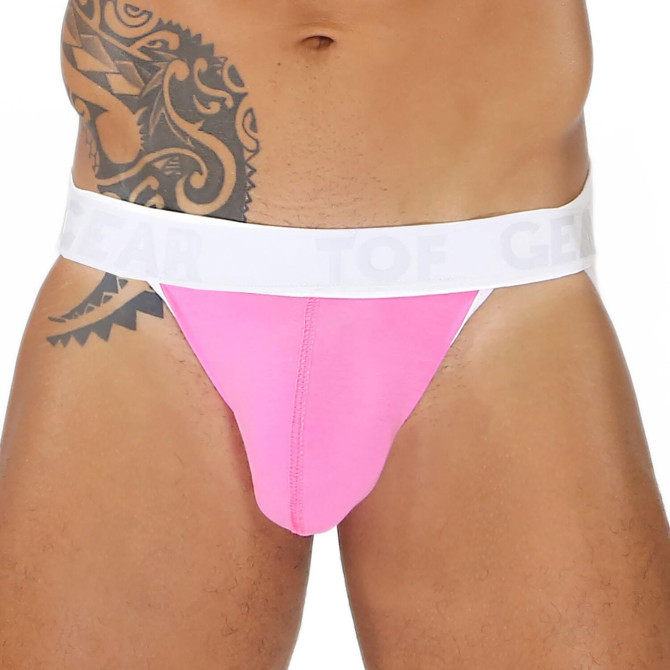 Alpha Jock Rose/Blanc