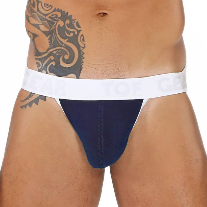 Alpha Jock Marine/Blanc