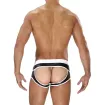 Fetish Bottomless Boxer Sexy Noir/Blanc