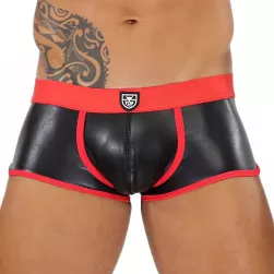 FETISH BOXER BLACK/RED