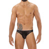 Bulge Lace Mini Brief Black