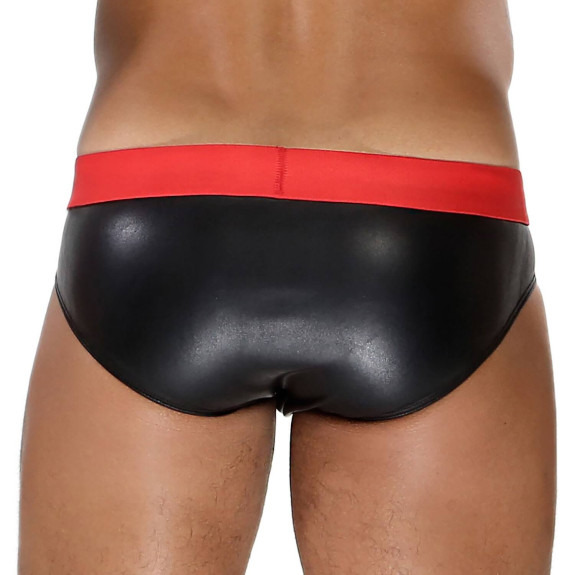 Slip Fetish Noir/Rouge