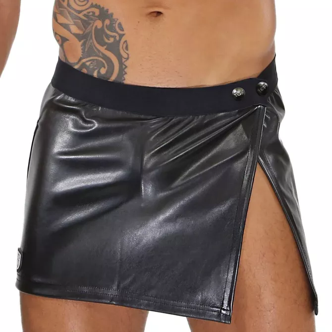 Fetish Mens skirt Black