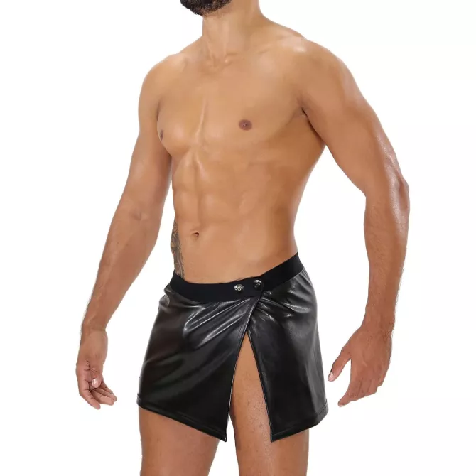 Fetish Mens skirt Black