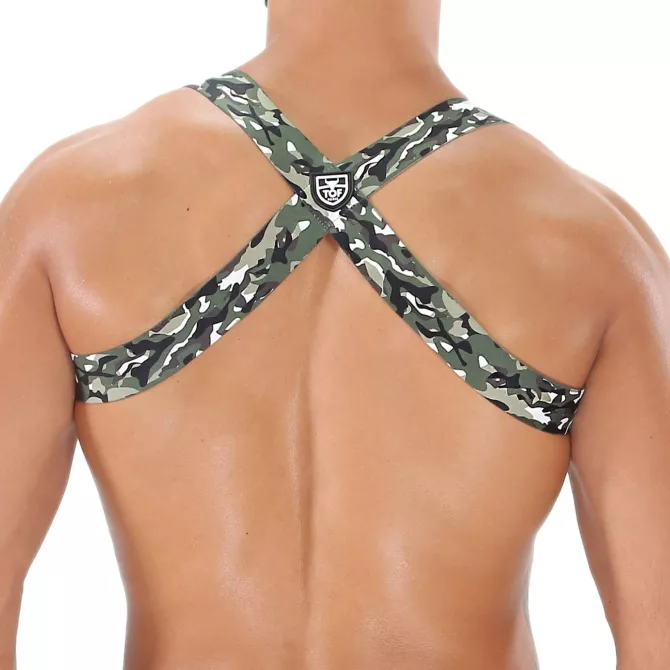 Harnais Elastique Party Boy Camo Khaki