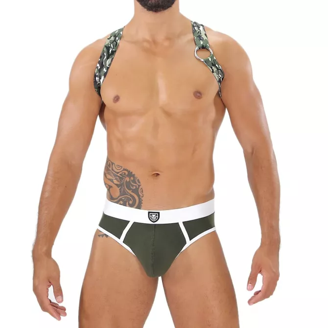 Harnais Elastique Party Boy Camo Khaki