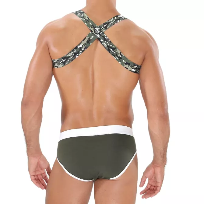 Harnais Elastique Party Boy Camo Khaki