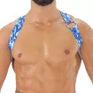 Party Boy Elastic Harness Blue Camo