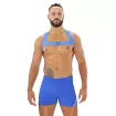 Harnais Elastique Fetish Bleu
