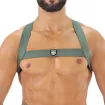 Fetish Elastic Harness Khaki