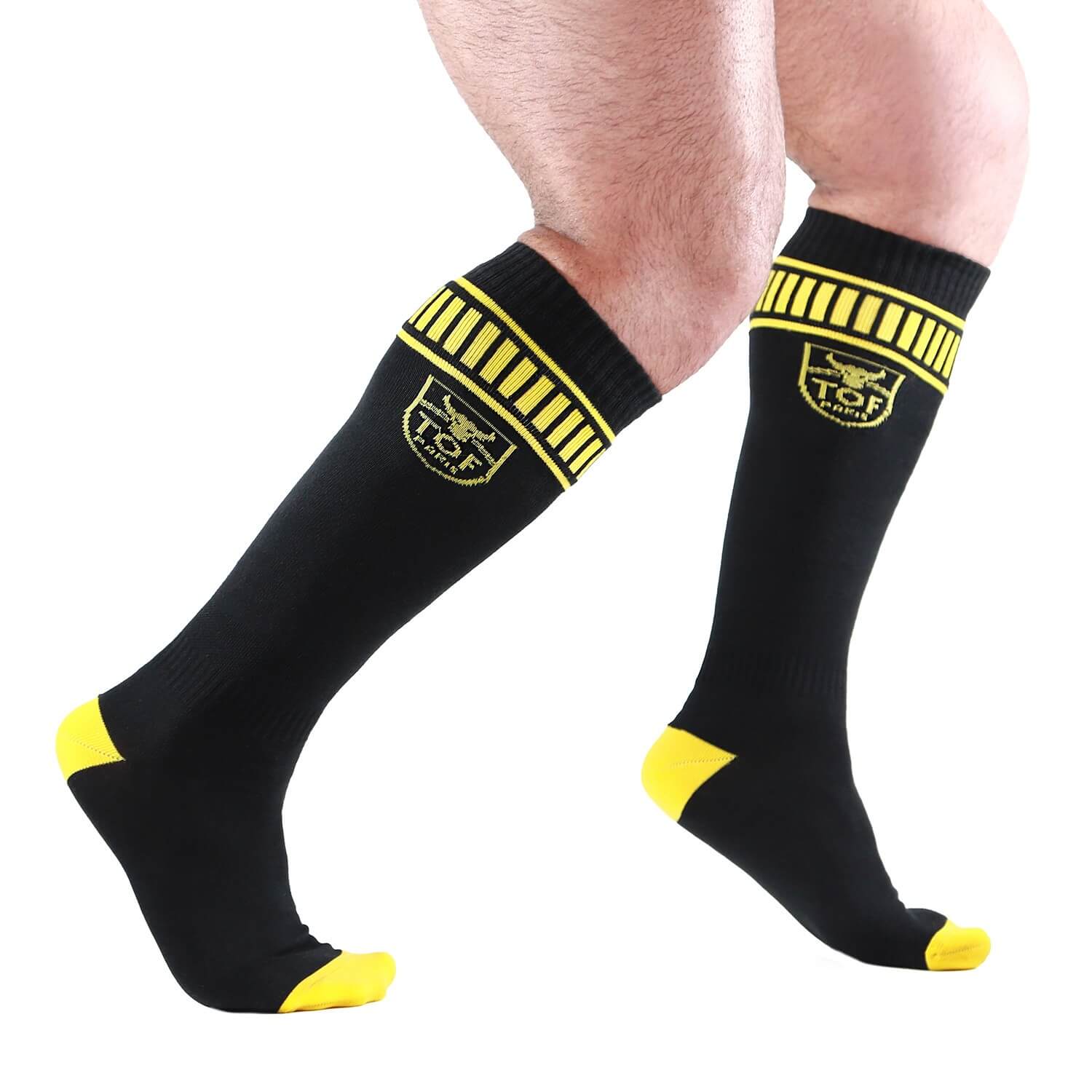 Chaussettes Footish Noir/Jaune