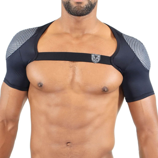 Full Harness 3D Black/ Dark grey - TOF-PARIS.com