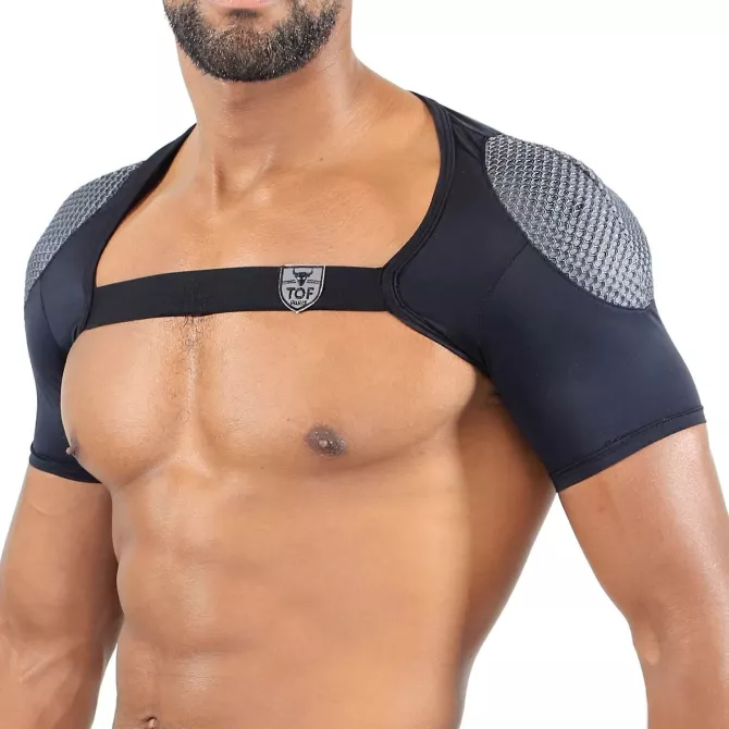 Full Harness 3D Black/ Dark grey - TOF-PARIS.com