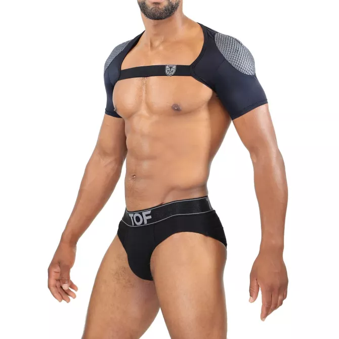 Full Harness 3D Black/ Dark grey - TOF-PARIS.com