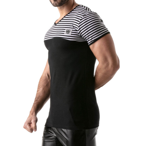 Stripes t-shirt Noir-Noir