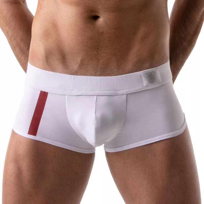 XL Push-up Swim Trunks White