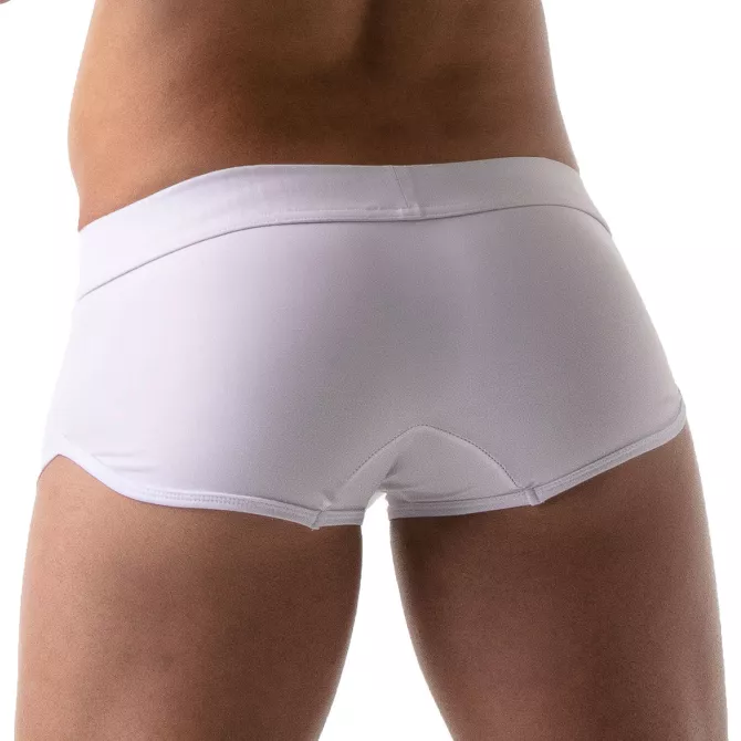 XL Push-up Swim Trunks White