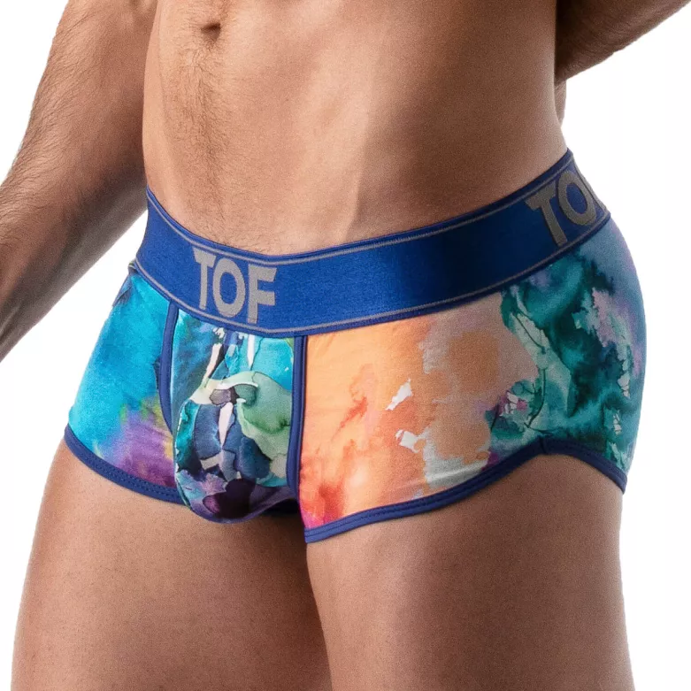 Boxer Sexy XL Push-up Tie Dye Bleu