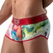 Boxer Sexy XL Push-up Tie Dye rouge