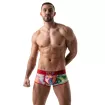 Boxer Sexy XL Push-up Tie Dye rouge