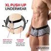 Boxer Sexy XL Push-up Tie Dye rouge