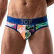 Tie Dye XL Push-up Briefs Blue