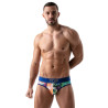 Tie Dye XL Push-up Briefs Blue