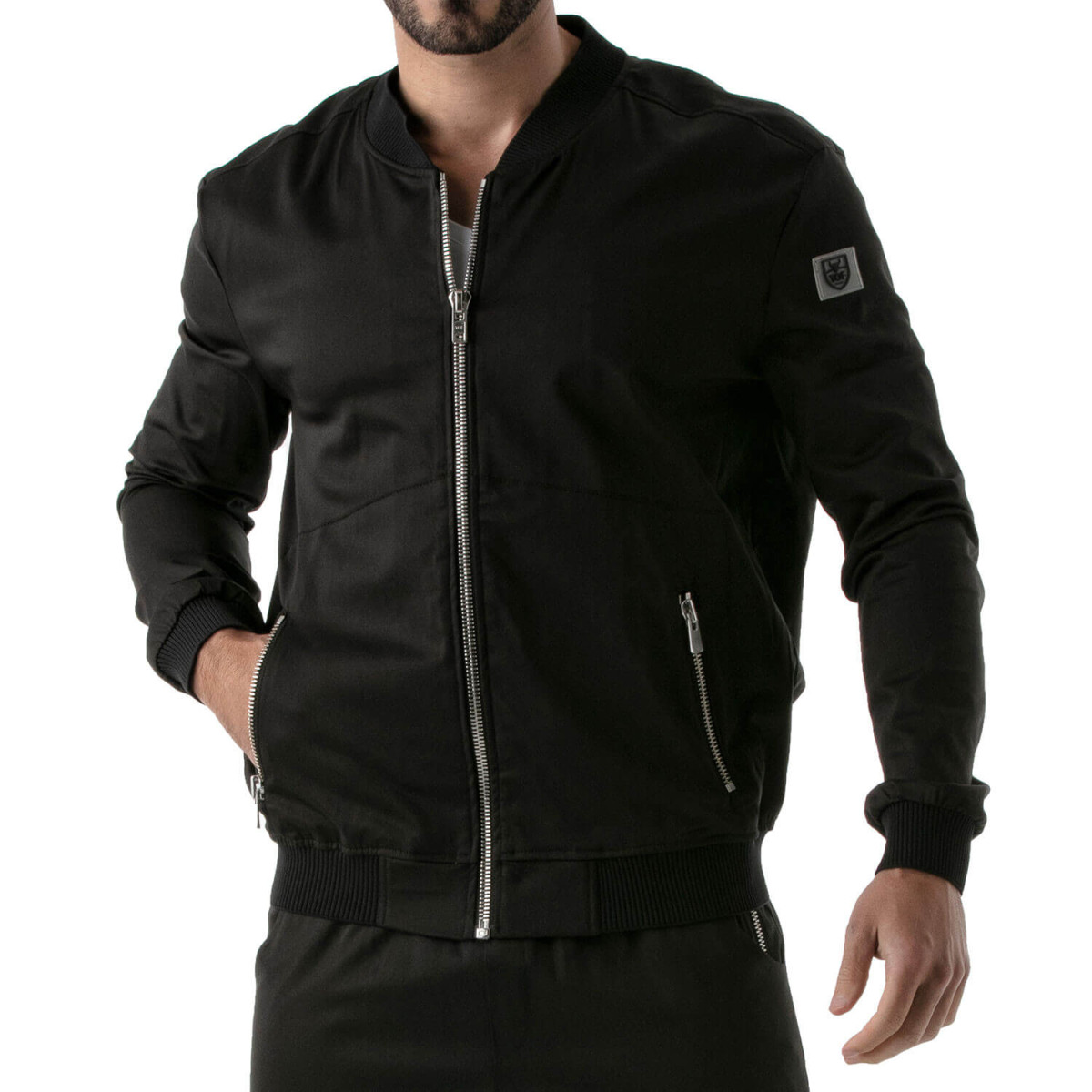 elegant black jacket