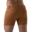 Mid-Thigh Sexy Shorts Camel