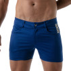 Mid-Thigh Sexy Shorts Royal Blue