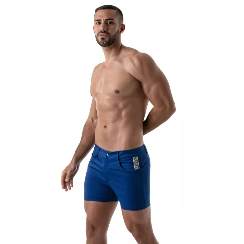 Mid-Thigh Sexy Shorts Royal Blue