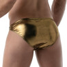 Metal Bikini Brief Golden