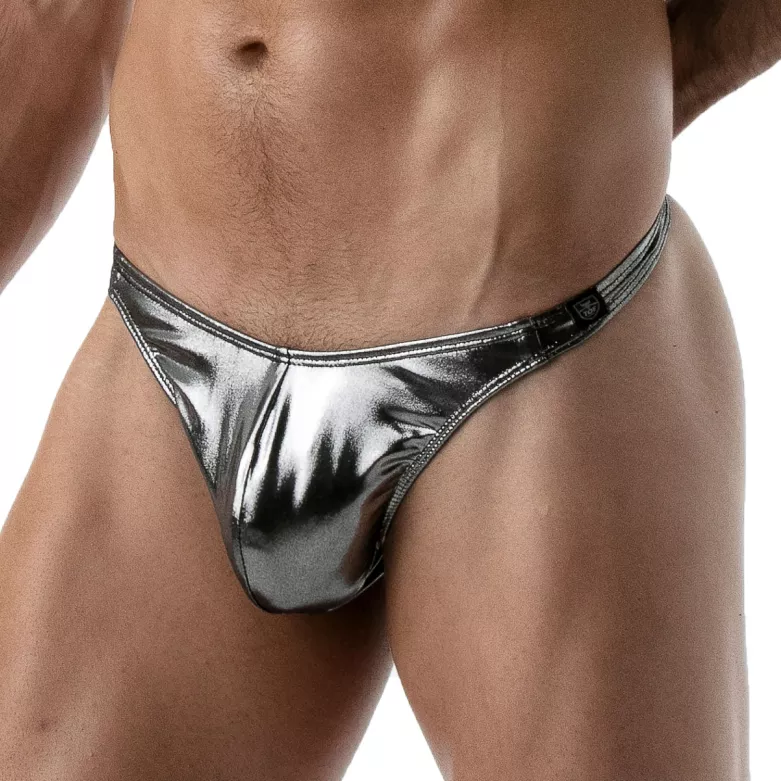 Metal Thong Silver