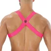 Harnais Elastique Party Boy Rose fluo