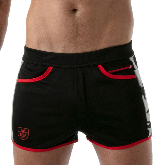 Short Sexy De Gym Camo Noir