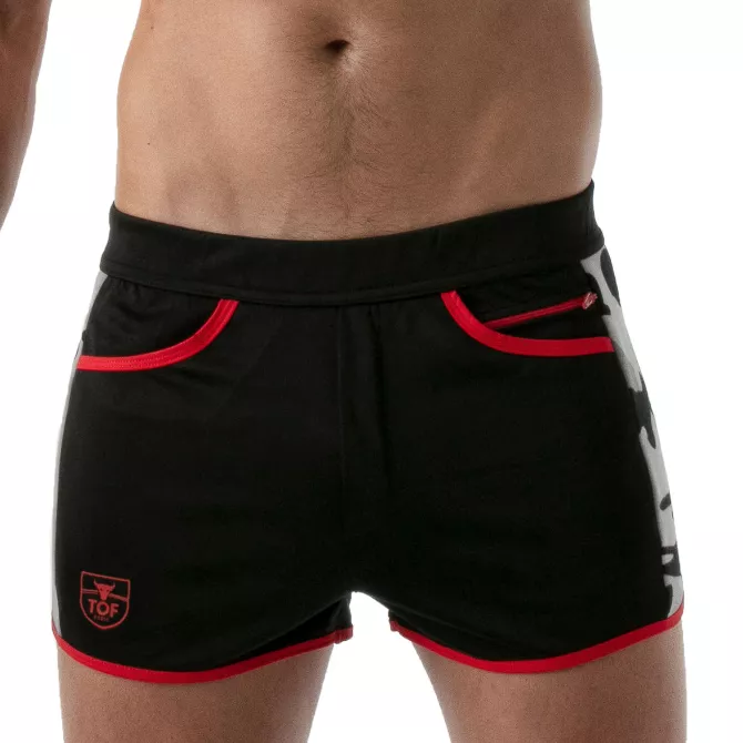 Short Sexy De Gym Camo Noir