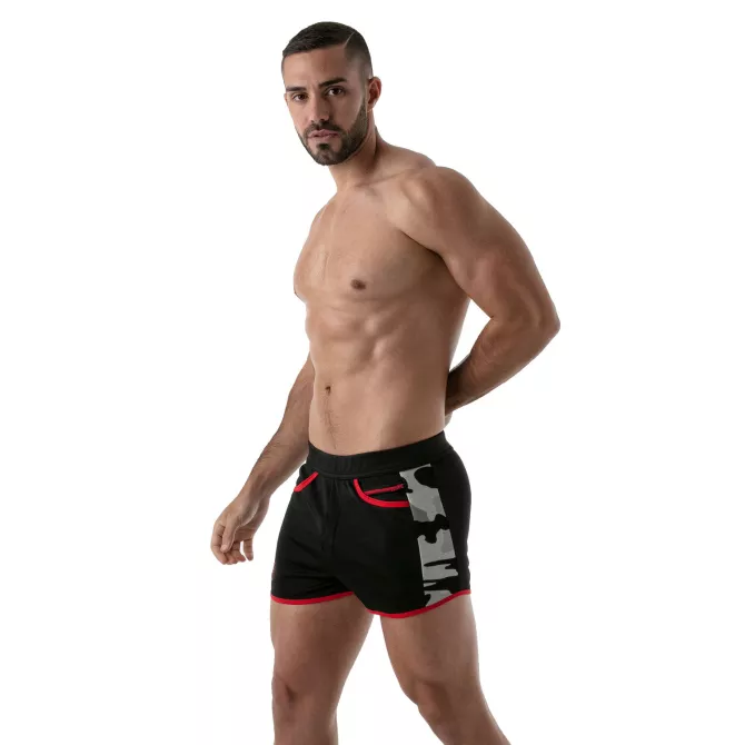 Short Sexy De Gym Camo Noir