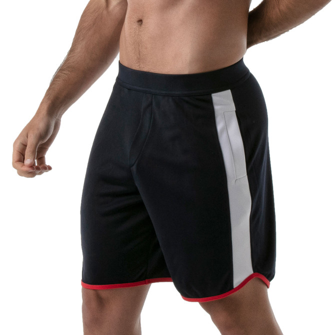 Long Short Sexy De Gym Bleu-Marine
