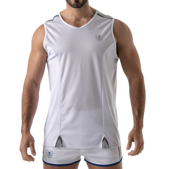 Debardeur protection totale blanc